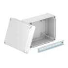 OBO BETTERMANN - Kabelabzweigkasten geschlossen mit hohem Deckel 240x190x115 Polypropylen / Polycarbonat lichtgrau RAL 7035