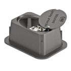 OBO BETTERMANN - Unterflur-Trennstellenkasten mit eingebauter Trennstelle 227x155x115 Gusseisen schwarz