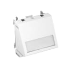 OBO BETTERMANN - Kabelauslass mit Zugentlastung 45x45mm Polycarbonat reinweiß RAL 9010