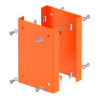 OBO BETTERMANN - Anfahrschutz für Industriesäule 250x166x33mm Stahl hellrotorange RAL 2008
