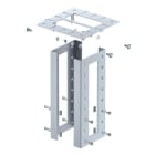 OBO BETTERMANN - Deckenbefestigung für Industriesäule 403x250x250 Stahl weißaluminium RAL 9006