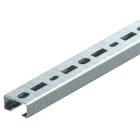 OBO BETTERMANN - Profilschiene gelocht, Schlitzweite 17mm 2000x35x18 Stahl tauchfeuerverzinkt