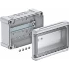 OBO BETTERMANN - Kleinverteiler ohne Klemmleiste, für 12 TE 286x202x125 Polycarbonat lichtgrau RAL 7035
