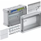 OBO BETTERMANN - Kleinverteiler für max. 12 Teilungseinheiten 286x202x125 Polycarbonat lichtgrau RAL 7035