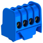 OBO BETTERMANN - Neutralleiterklemme mit Schraubkontakten 4x16mm² Polyamid blau