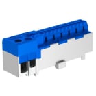 OBO BETTERMANN - Neutralleiterklemme mit Steckkontakten 12x2,5mm² Polyamid grau / blau