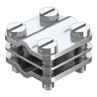 OBO BETTERMANN - Schellenabzweigklemme parallele Ausführung 4-16mm² Messing vernickelt