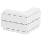 OBO BETTERMANN - Außeneck Alu starre Form 53x130x175 Aluminium reinweiß RAL 9010