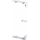 OBO BETTERMANN - Stoßstellenabdeckung für Rapid 45-2 130 133x55x15 Polycarbonat/Acrylnitril-Butadien-Styrol reinweiß RAL 9010