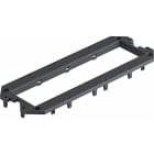 OBO BETTERMANN - Abdeckplatte für UT4, 4 Modul45 208x76x4 Polyamid graphitschwarz RAL 9011