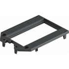 OBO BETTERMANN - Abdeckplatte für UT3 und UT4, 2 Modul45 104x76x4 Polyamid graphitschwarz RAL 9011