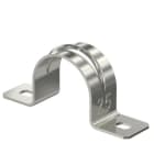 OBO BETTERMANN - Befestigungsschelle zweilappig 12mm Edelstahl, rostfrei A4 1.4571 blank, nachbehandelt