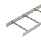 OBO BETTERMANN - Kabelleiter gelocht, mit VS Sprosse 60x400x6000 Edelstahl, rostfrei A4 1.4571 blank, nachbehandelt