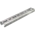 OBO BETTERMANN - Profilschiene gelocht, Schlitzweite 16mm 2000x30x15 Stahl tauchfeuerverzinkt