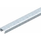 OBO BETTERMANN - Profilschiene ungelocht, Schlitzweite 16mm 2000x30x15 Stahl bandverzinkt