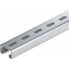 OBO BETTERMANN - Profilschiene gelocht, Schlitzweite 22mm 2000x50x30 Edelstahl, rostfrei A2 1.4301 blank, nachbehandelt