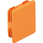 OBO BETTERMANN - Endkappe zu Profilschiene MS 41 41x41mm Polyethylen pastellorange RAL 2003