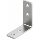 OBO BETTERMANN - Verbindungswinkel 90°, mit 4 Löchern 104x104x40x4 Edelstahl, rostfrei A2 1.4301 blank, nachbehandelt