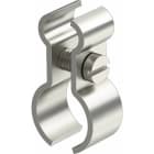 OBO BETTERMANN - Spanndrahtschelle für Seil 4-9mm 11-16mm Edelstahl, rostfrei A4 1.4571 blank, nachbehandelt