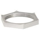 OBO BETTERMANN - Gegenmutter mit Schneidzähnen M63x1,5 Messing vernickelt
