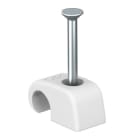 OBO BETTERMANN - Haft-Clip 7-12mm, L25 Polypropylen reinweiß RAL 9010