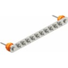 OBO BETTERMANN - Potentialausgleichsschiene BigBar / 10 Anschlüsse 10xM10 Edelstahl, rostfrei A2 1.4301