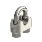 OBO BETTERMANN - Drahtseilklemme 10mm Edelstahl, rostfrei A4 1.4401 blank, nachbehandelt