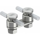 OBO BETTERMANN - Verbindungsklemme für zwei Rundleiter 8-10mm Edelstahl, rostfrei A2 1.4301