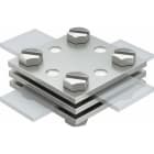 OBO BETTERMANN - Kreuzverbinder 30mm Edelstahl, rostfrei A4 1.4571