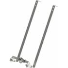 OBO BETTERMANN - Stangenhalter für Schrägdächer Rd16 Edelstahl, rostfrei A2 1.4301