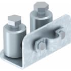 OBO BETTERMANN - Iso-Combi Halter V-Abstützung 150x100x65 Edelstahl, rostfrei A2 1.4301