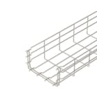 OBO BETTERMANN - Gitterrinne GRM 105x200x3000 Edelstahl, rostfrei A2 1.4301 blank, nachbehandelt