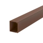 OBO BETTERMANN - Wand- und Deckenkanal mit Bodenlochung 30x30x2000 Polyvinylchlorid sepiabraun RAL 8014