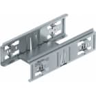 OBO BETTERMANN - Längsverbinder-Set für Kabelrinne Magic 60x100x200 Stahl bandverzinkt Zink/Aluminium, Double Dip