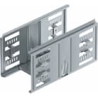 OBO BETTERMANN - Längsverbinder-Set für Kabelrinne Magic 110x100x200 Stahl bandverzinkt Zink/Aluminium, Double Dip