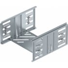 OBO BETTERMANN - Längsverbinder-Set für Kabelrinne Magic 110x200x200 Stahl bandverzinkt Zink/Aluminium, Double Dip