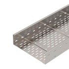 OBO BETTERMANN - Weitspannkabelrinne gelocht, Boden gesickt 110x400x6000 Edelstahl, rostfrei A2 1.4301 blank, nachbehandelt