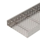 OBO BETTERMANN - Weitspannkabelrinne gelocht, Boden gesickt 110x500x6000 Edelstahl, rostfrei A2 1.4301 blank, nachbehandelt