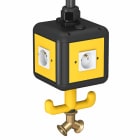 OBO BETTERMANN - HoverCube IP20, Luft, Griff, NF-bestückt 140x140x1100 Polyamid graphitschwarz RAL 9011