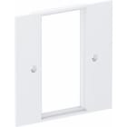 OBO BETTERMANN - Abdeckplatte 2-fach Modul 45 95x95mm Polyamid reinweiß RAL 9010