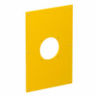 OBO BETTERMANN - Abdeckplatte für 1x Steckdose 38x38 160x105x3mm Polyvinylchlorid rapsgelb RAL 1021