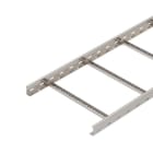 OBO BETTERMANN - Kabelleiter gelocht, mit VS-Sprosse 60x500x6000 Edelstahl, rostfrei A2 1.4301 blank, nachbehandelt
