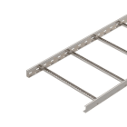 OBO BETTERMANN - Kabelleiter gelocht, mit VS-Sprosse 60x600x6000 Edelstahl, rostfrei A2 1.4301 blank, nachbehandelt