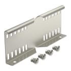 OBO BETTERMANN - Winkelverbinder für Kabelleiter 114x300 Edelstahl, rostfrei A2 1.4301 blank, nachbehandelt