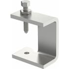 OBO BETTERMANN - Klemmstück für Kabelleiter 52x88x5 Edelstahl, rostfrei A2 1.4301 blank, nachbehandelt