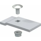 OBO BETTERMANN - Klemmstück für Kabelleiter LG110 Edelstahl, rostfrei A2 1.4301 blank, nachbehandelt