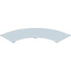 OBO BETTERMANN - Deckel Bogen 90° Weitspann-System 110 und 160 B300mm Stahl bandverzinkt Zink/Aluminium, Double Dip