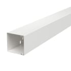 OBO BETTERMANN - Leitungsführungskanal mit Bodenlochung 80x80x2000 Stahl bandverzinkt / kunststoffbeschichtet reinweiß RAL 9010
