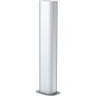 OBO BETTERMANN - Installationssäule Boden 675x80x130 Aluminium reinweiß RAL 9010