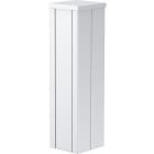 OBO BETTERMANN - Installationssäule Boden 500x130x140 Aluminium reinweiß RAL 9010